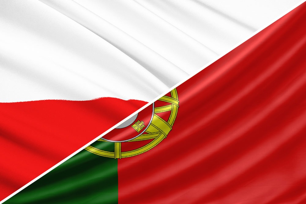 Polen-Portugal-flag