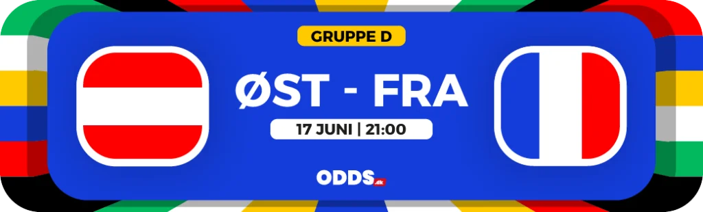 Optakt: Østrig vs. Frankrig (17. juni 2024)