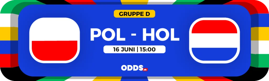Optakt: Polen vs. Holland (16. juni 2024)