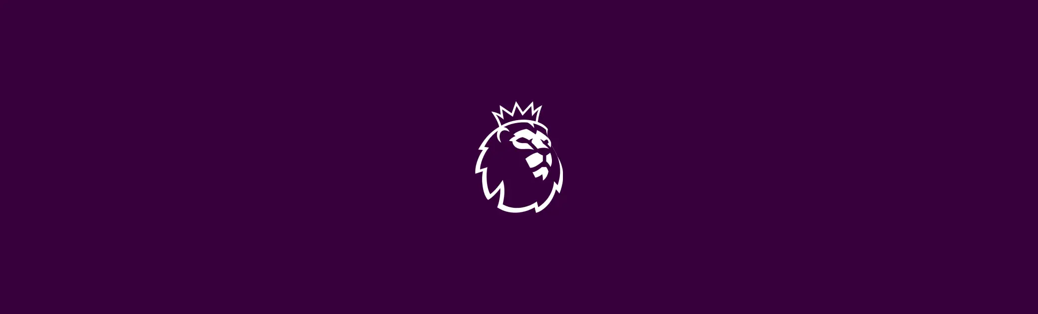 Premier League logo på lilla baggrund