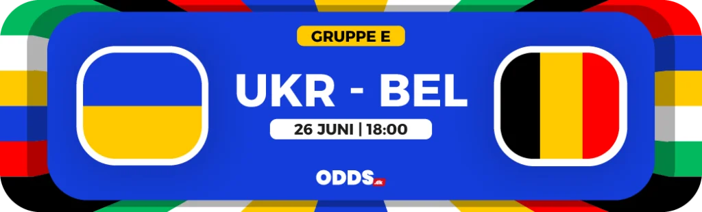 Optakt: Ukraine vs. Belgien (26. juni 2024)