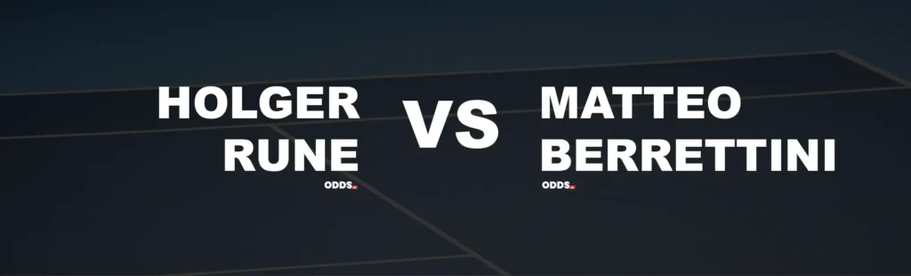 Optakt: Holger Rune vs. Matteo Berrettini (5. oktober 2024)